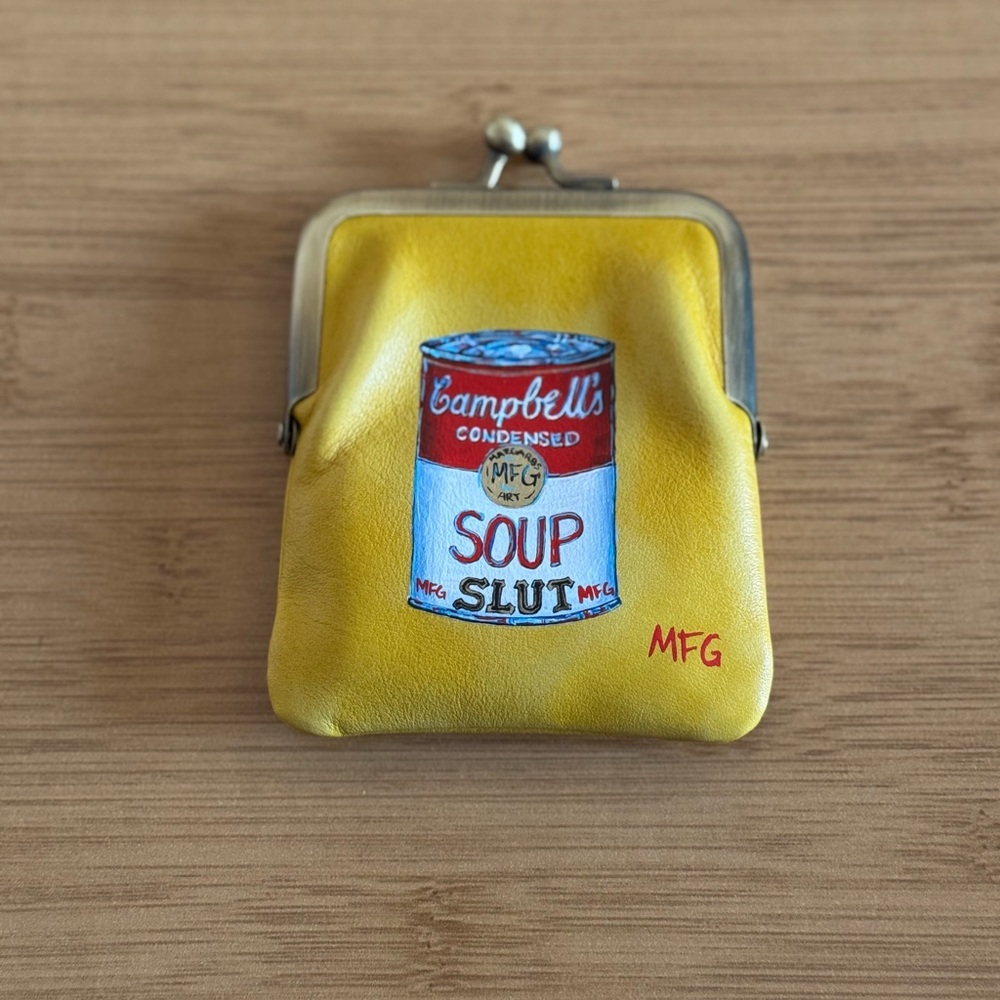 Margarbs Art ‘Lil Soup Slt’ Coin Pouch Wallet - Picture 2 of 7